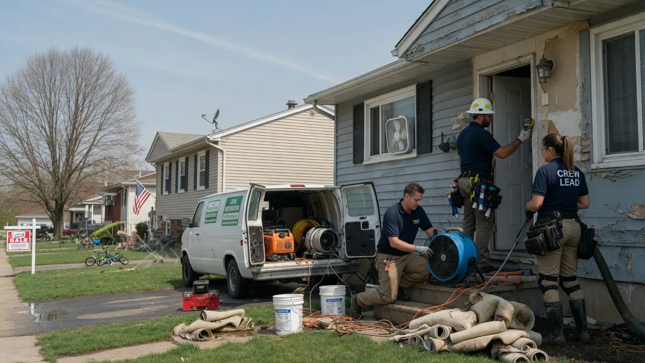 Flood Cleanup in Mertztown, PA near me