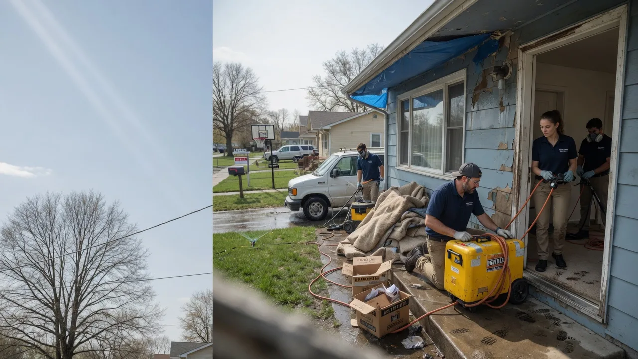 Basement Flood Cleanup in Mertztown, PA near me